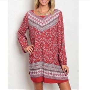 TASSELS N LACE Boho Chic Floral Gypsy Dress